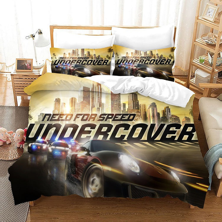 Need For Speed Duvet Cover Quilt Cover Pillowcase Bedding Set Bed Linen Home Bedroom Decor