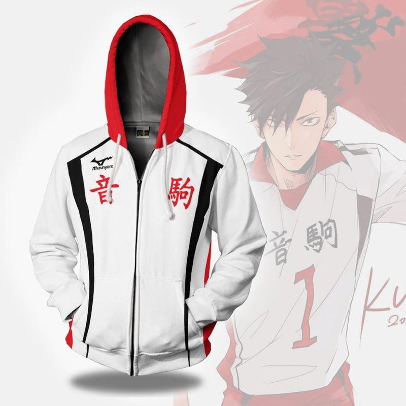 Nekoma High Libero Uniform Haikyuu 3D All Over Print Hoodie & Zip Hoodie
