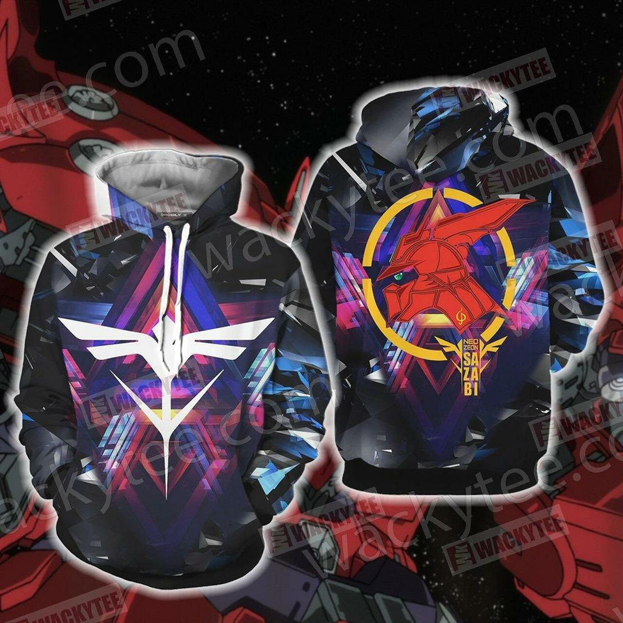 Neo Zeon - Gundam Unisex 3D All Over Print Hoodie & Zip Hoodie