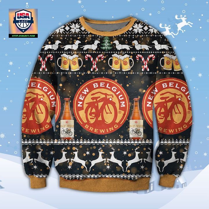 New Belgium Brewing Ugly Christmas Sweater