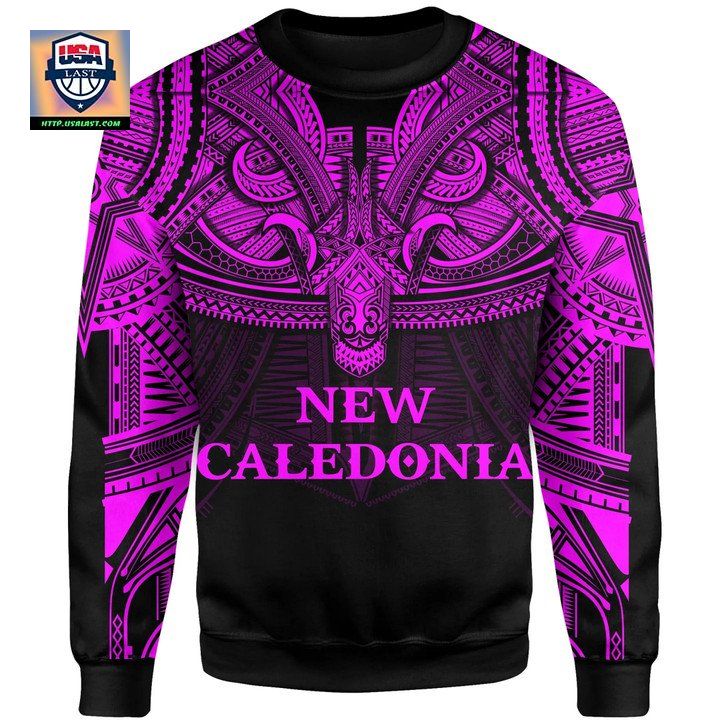 New Caledonia Pink Sweater Polynesian
