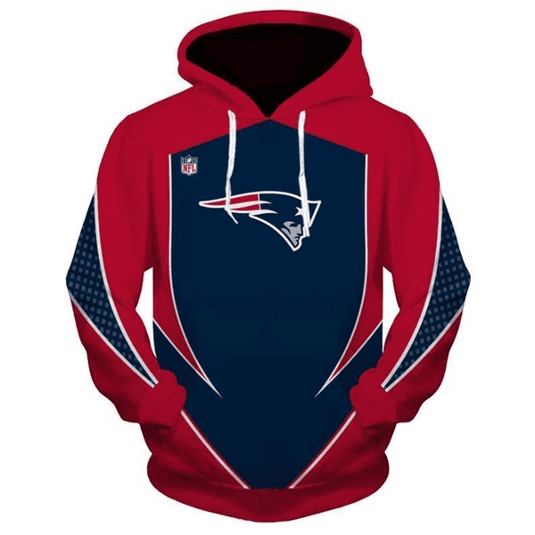 New England Patriots 3D All Over Print Hoodie & Zip Hoodie
