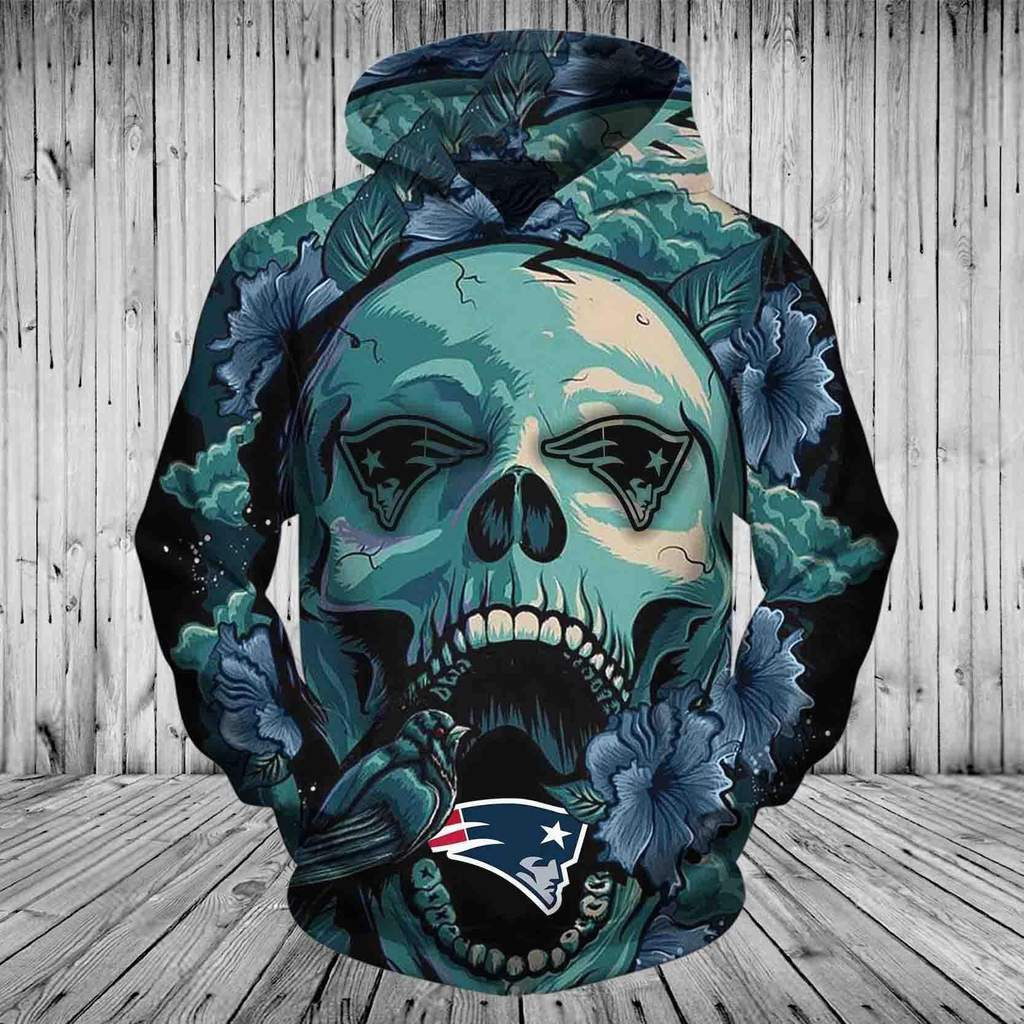 New England Patriots 3D All Over Print Hoodie & Zip Hoodie