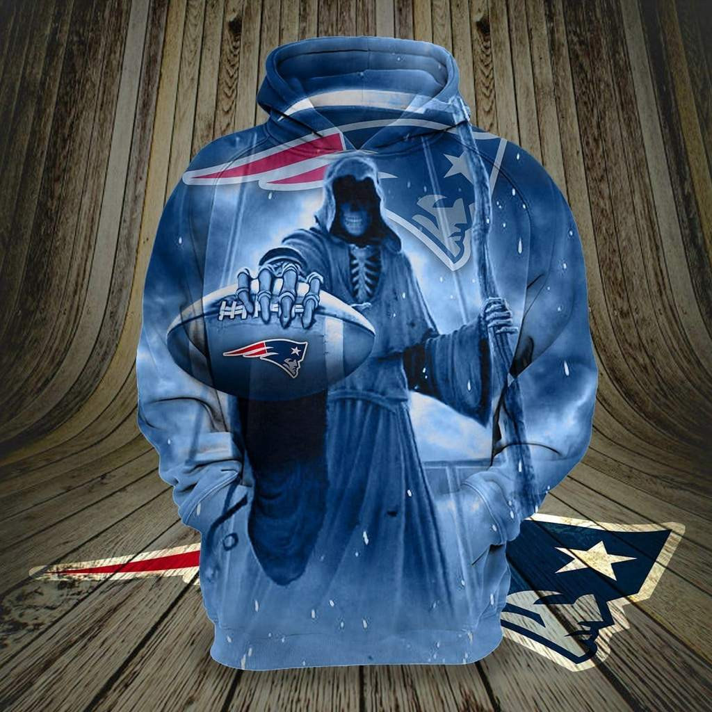 New England Patriots 3D All Over Print Hoodie & Zip Hoodie