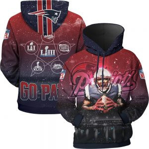 New England Patriots 3D All Over Print Hoodie & Zip Hoodie