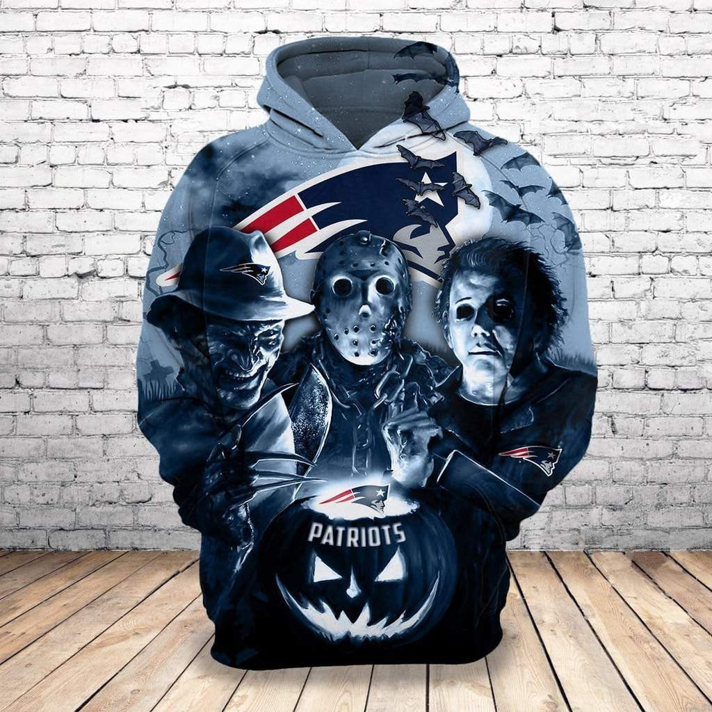New England Patriots 3D All Over Print Hoodie & Zip Hoodie
