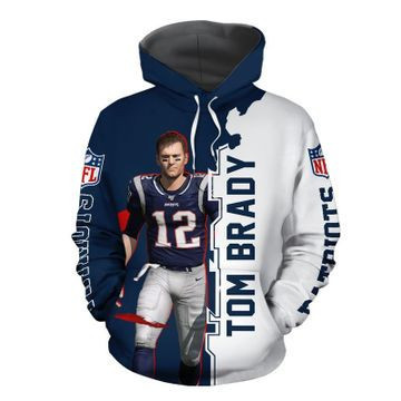 New England Patriots 3D All Over Print Hoodie & Zip Hoodie