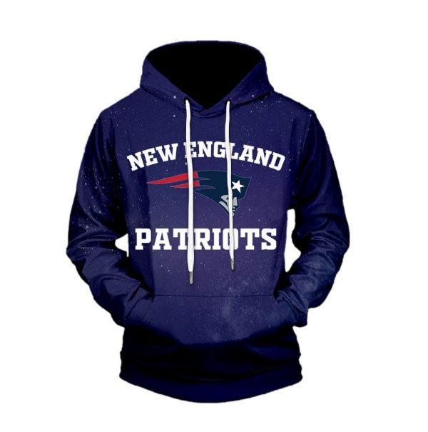 New England Patriots 3D All Over Print Hoodie & Zip Hoodie
