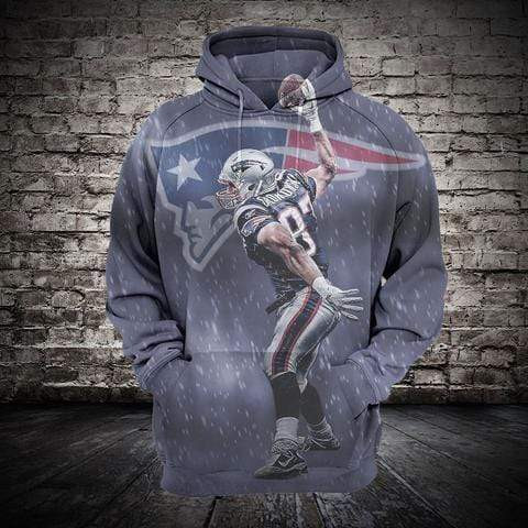 New England Patriots 3D All Over Print Hoodie & Zip Hoodie