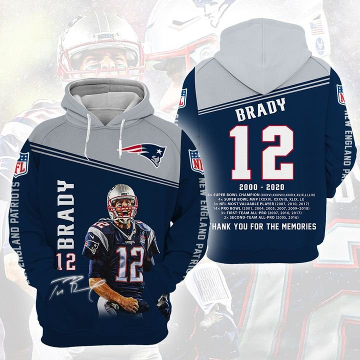 New England Patriots 3D All Over Print Hoodie & Zip Hoodie