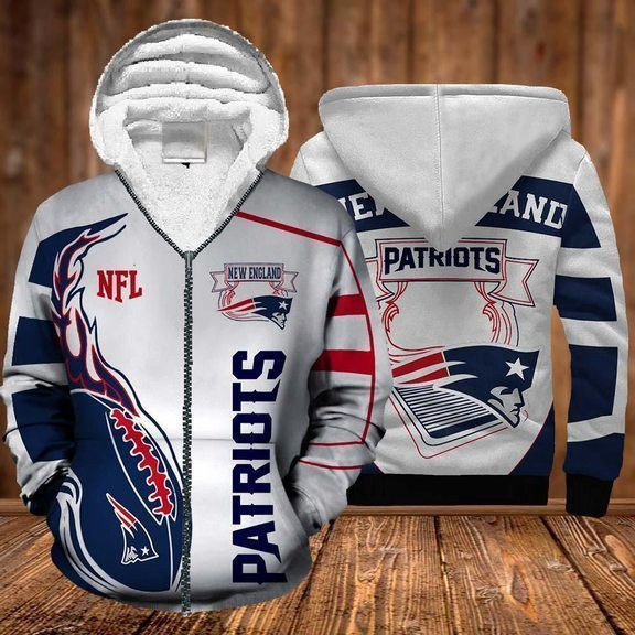 New England Patriots 3D All Over Print Hoodie & Zip Hoodie