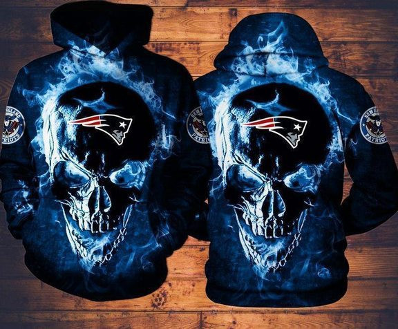 New England Patriots 3D All Over Print Hoodie & Zip Hoodie
