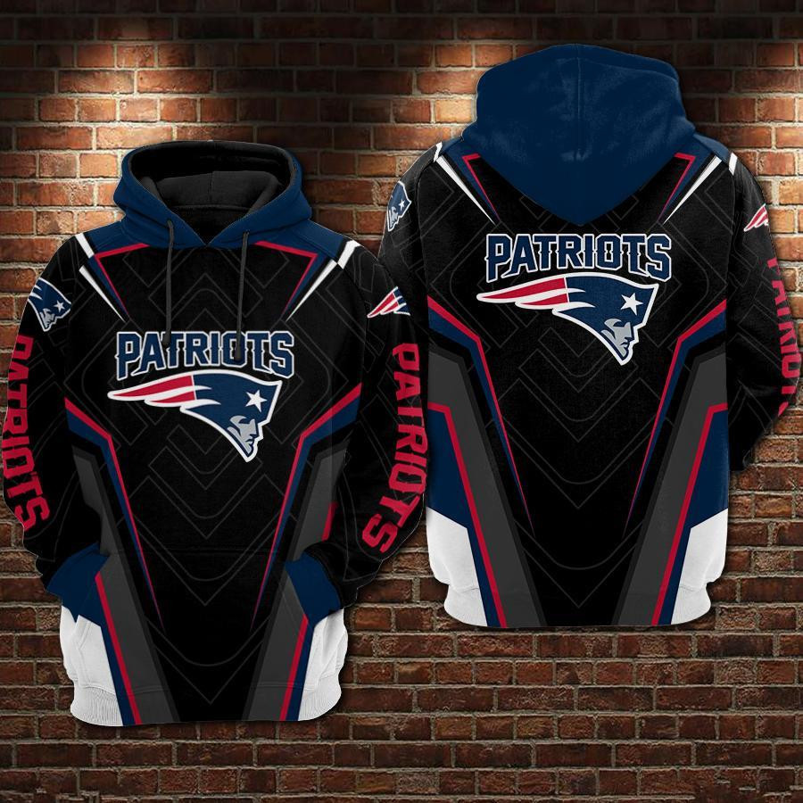 New England Patriots 3D All Over Print Hoodie & Zip Hoodie