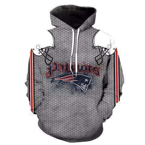 New England Patriots 3D All Over Print Hoodie & Zip Hoodie