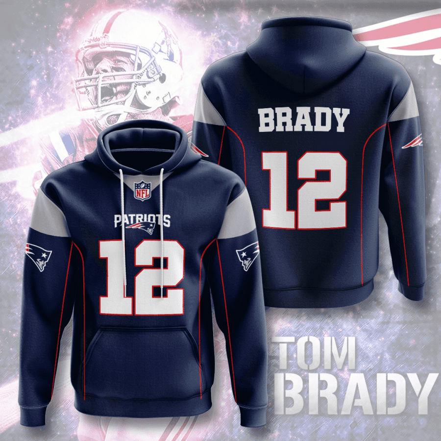 New England Patriots 3D All Over Print Hoodie & Zip Hoodie