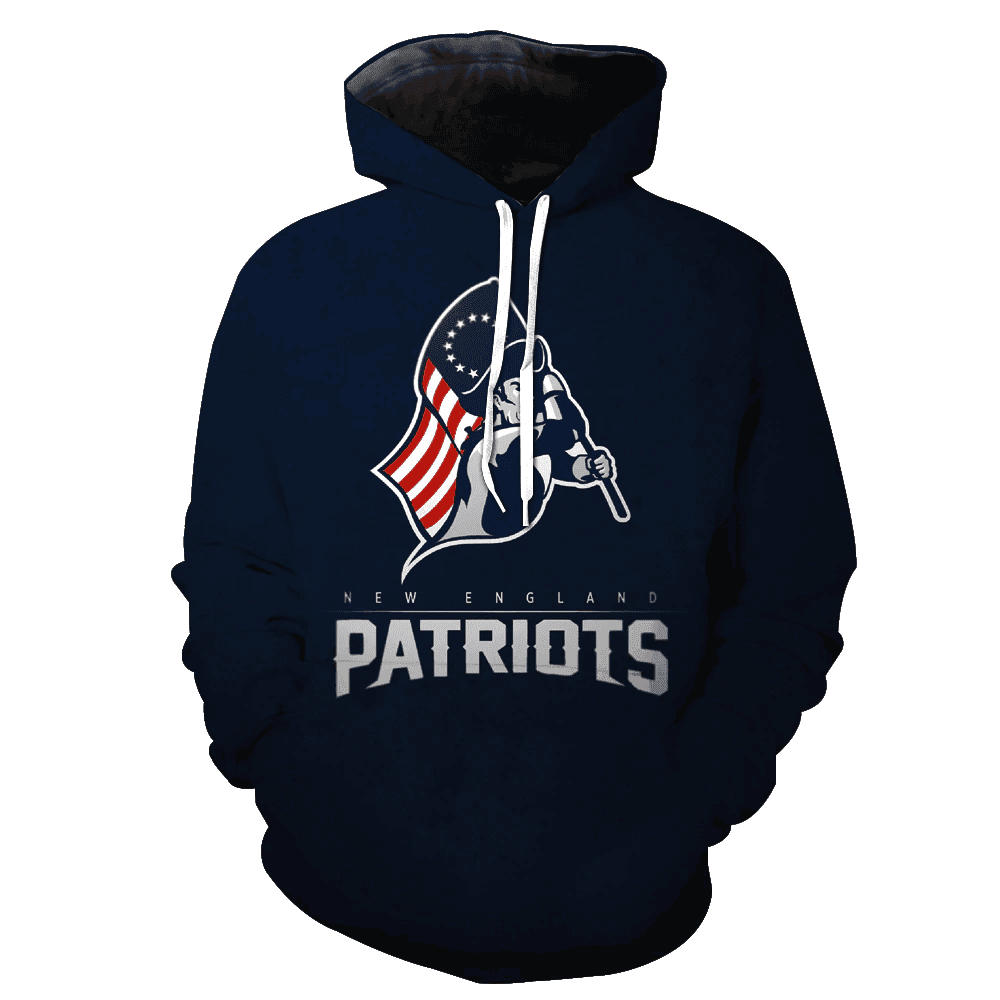 New England Patriots 3D All Over Print Hoodie & Zip Hoodie