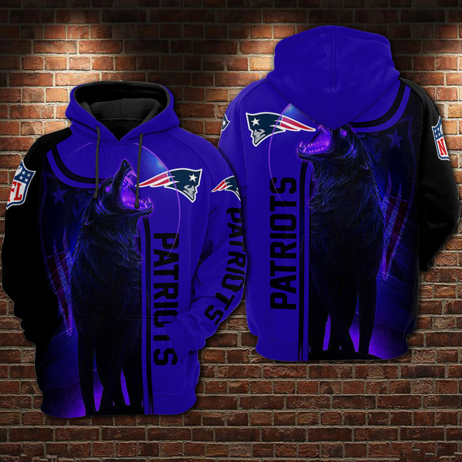 New England Patriots 3D All Over Print Hoodie & Zip Hoodie