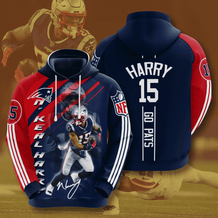 New England Patriots 3D All Over Print Hoodie & Zip Hoodie