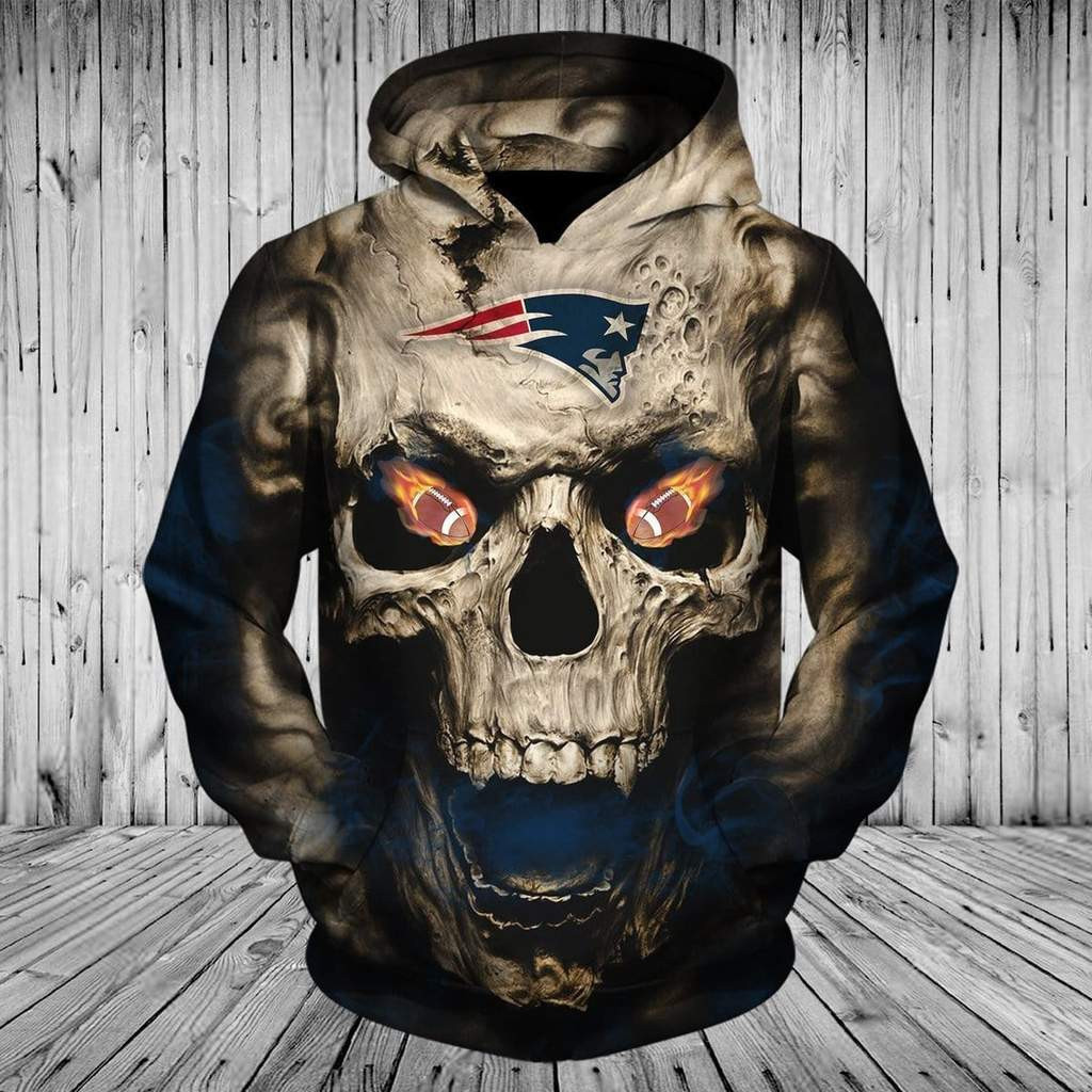 New England Patriots 3D All Over Print Hoodie & Zip Hoodie