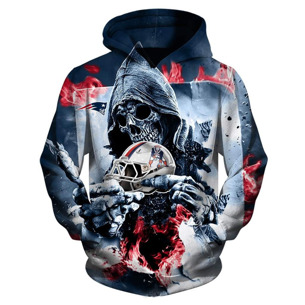 New England Patriots 3D All Over Print Hoodie & Zip Hoodie