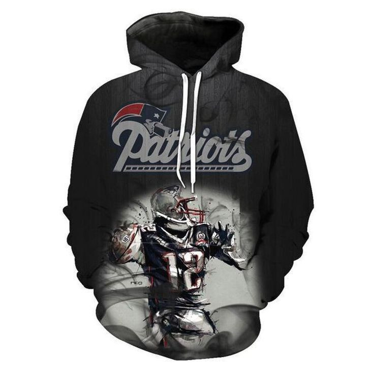 New England Patriots 3D All Over Print Hoodie & Zip Hoodie