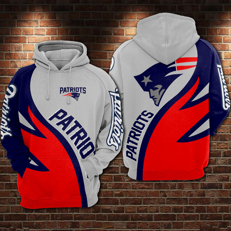 New England Patriots 3D All Over Print Hoodie & Zip Hoodie