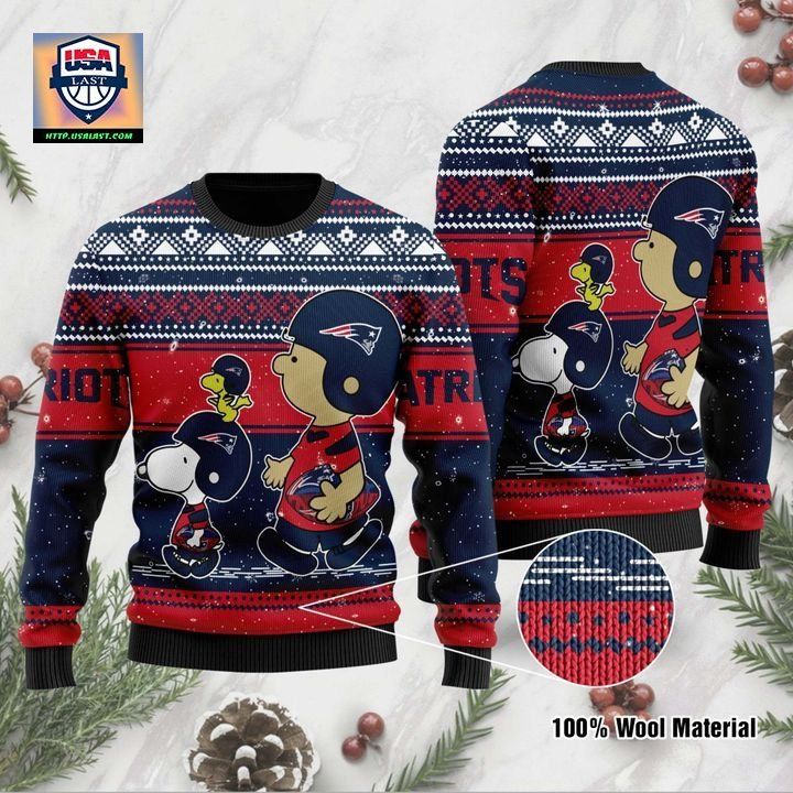 New England Patriots Baby Yoda Ugly Christmas Sweater