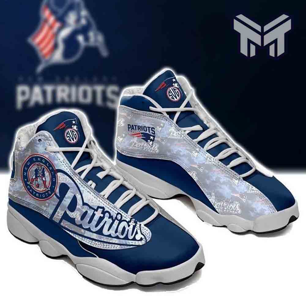 New England Patriots JD13 Sneakers Shoes for Men & Women | Custom Fan Gift