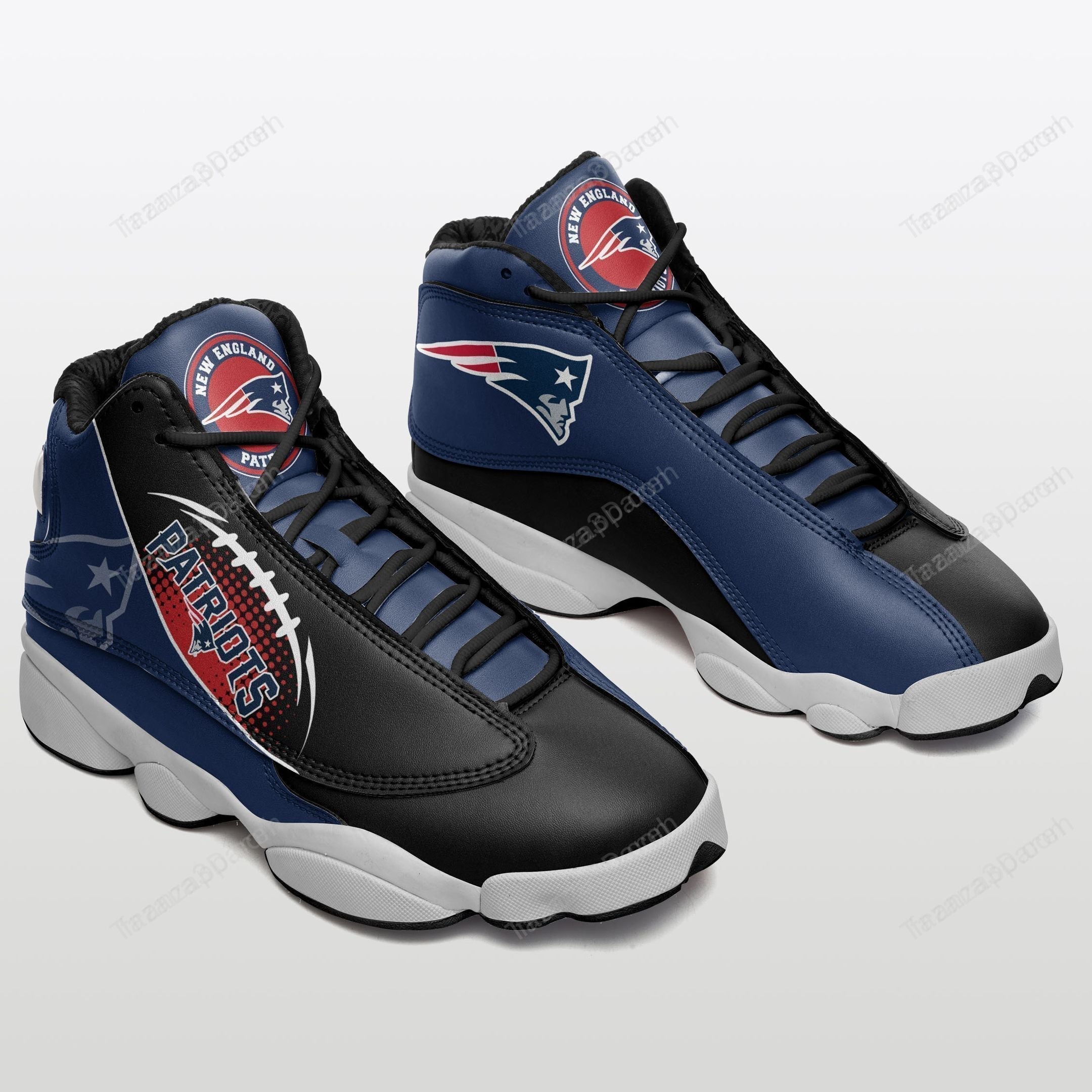 New England Patriots JD13 Sneakers Shoes for Men & Women | Custom Fan Gift