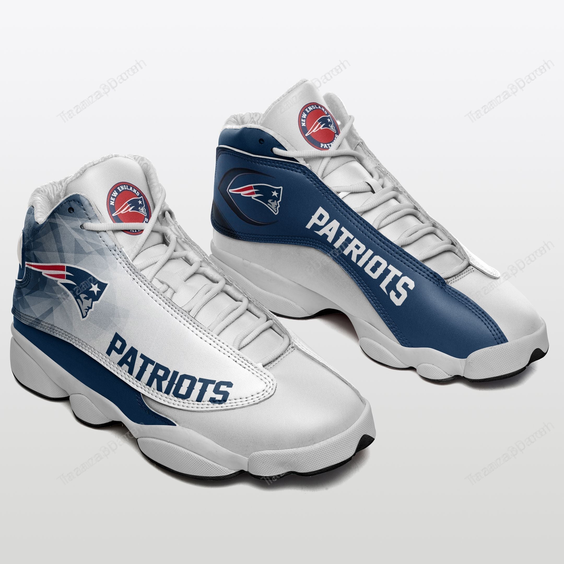 New England Patriots JD13 Sneakers Shoes for Men & Women | Custom Fan Gift