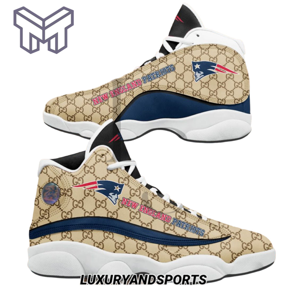 New England Patriots JD13 Sneakers Shoes for Men & Women | Custom Fan Gift
