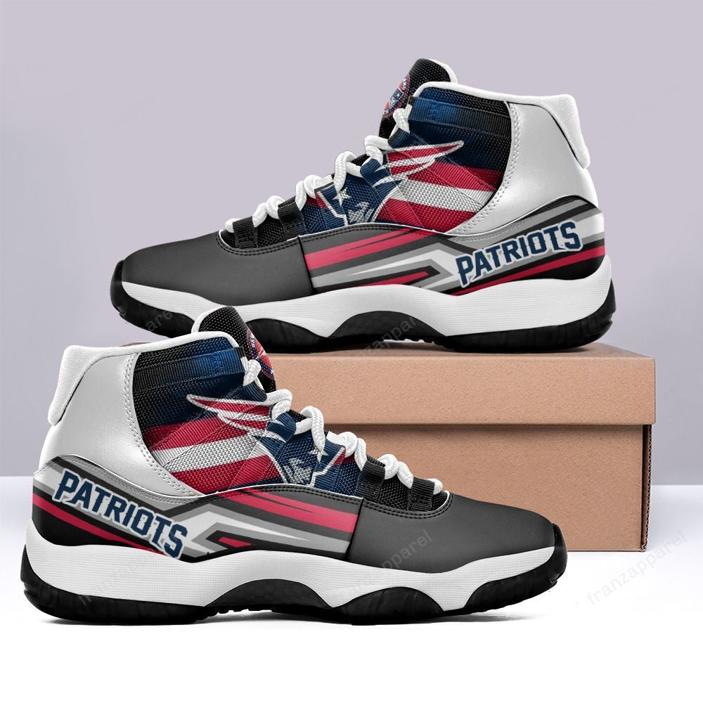 New England Patriots JD13 Sneakers Shoes for Men & Women | Custom Fan Gift