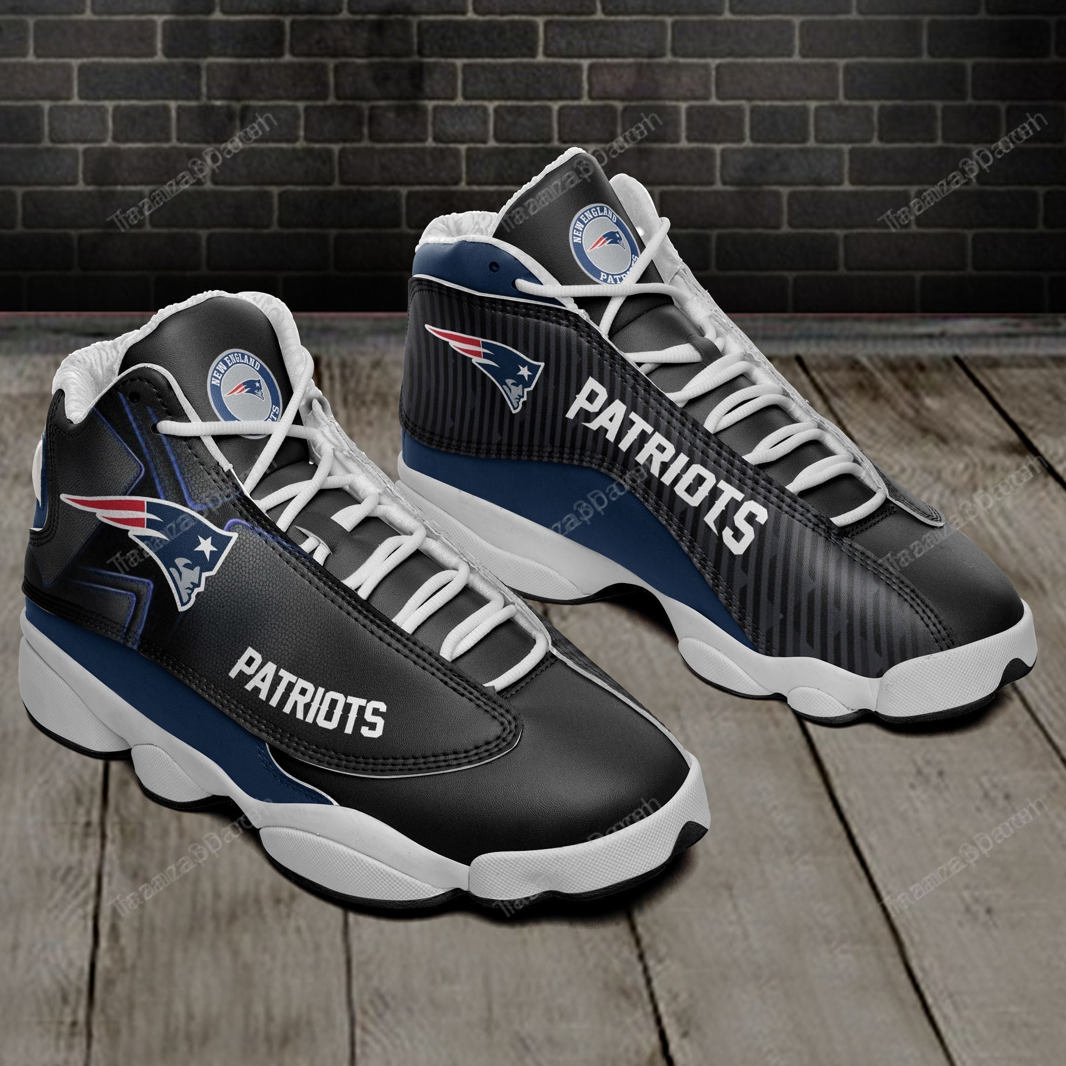 New England Patriots JD13 Sneakers Shoes for Men & Women | Custom Fan Gift