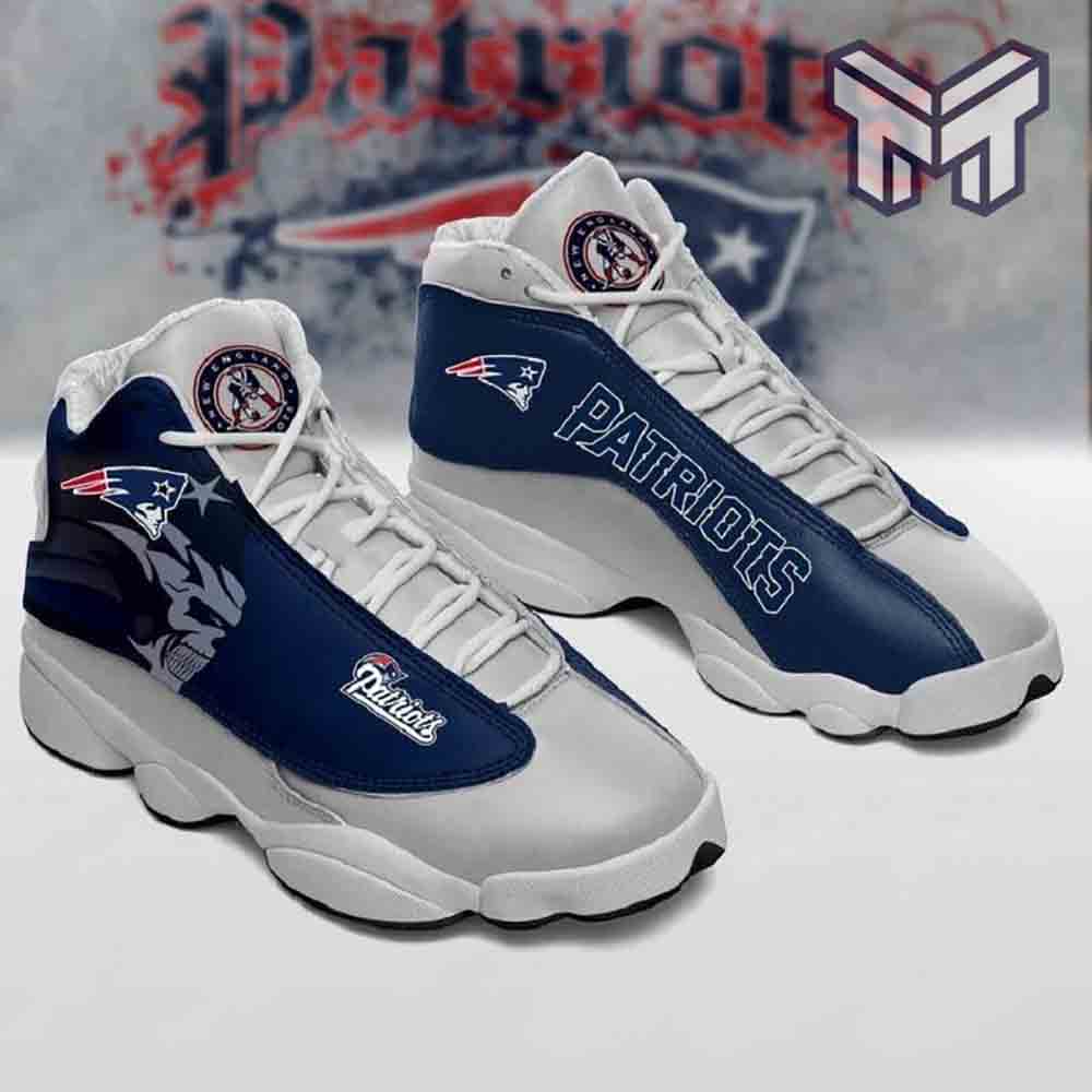 New England Patriots JD13 Sneakers Shoes for Men & Women | Custom Fan Gift
