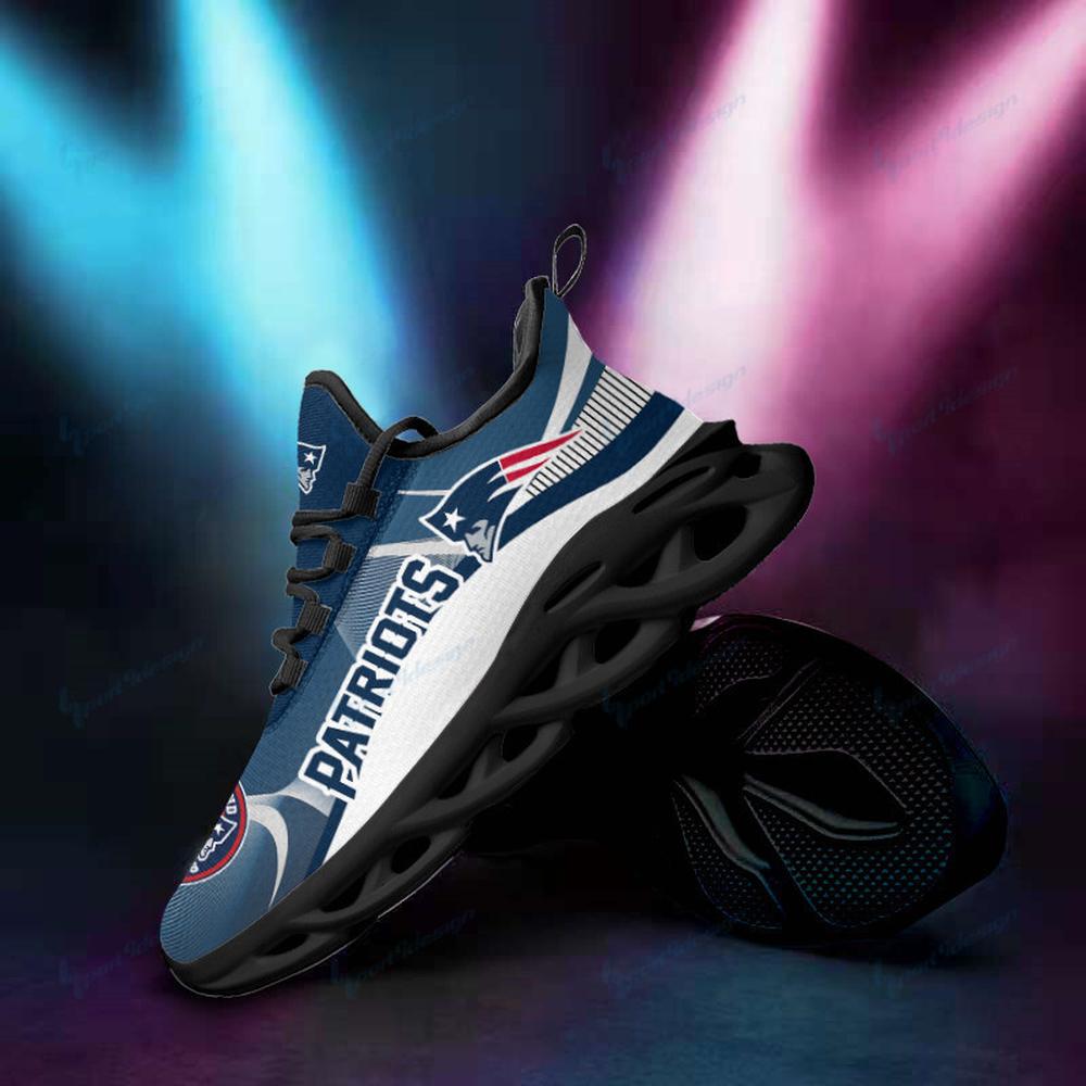 New England Patriots Max Soul Shoes Sneakers for Men And Women – NFL Football Fan Shoes, Team Sneakers - Image 4