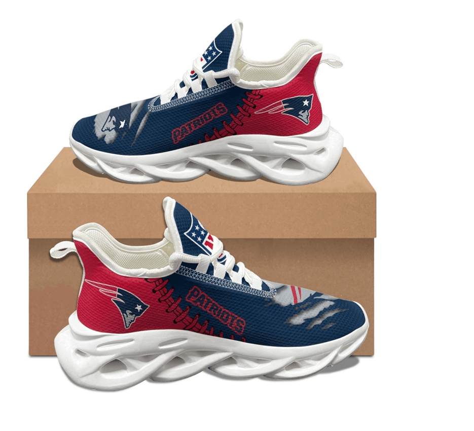 New England Patriots Max Soul Shoes Sneakers for Men And Women – NFL Football Fan Shoes, Team Sneakers - Image 7