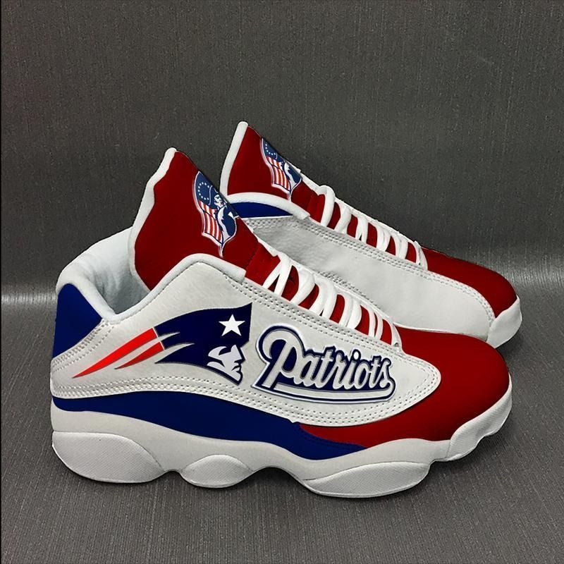 New England Patriots NFL JD13 Sneakers Shoes for Men & Women | Custom Fan Gift