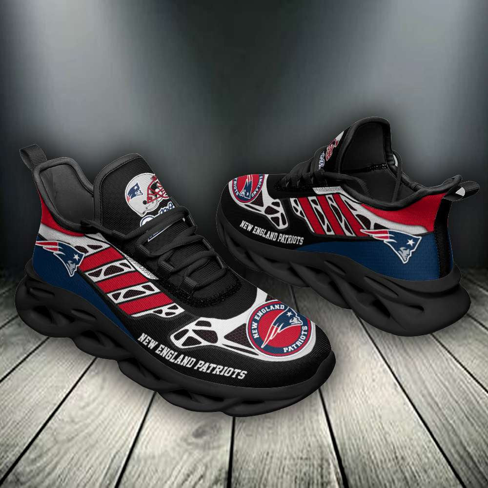 New England Patriots NFL Max Soul Shoes Sneakers for Men And Women – NFL Football Fan Shoes, Team Sneakers - Image 4
