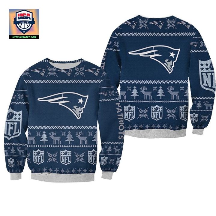 New England Patriots Nfl Ugly Sweater Christmas 3D Sweater