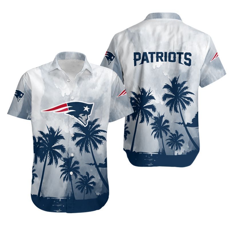 New England Patriots Tropic Touch Aloha Hawaiian Shirt for Men & Women