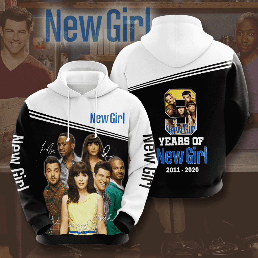 New Girl 3D All Over Print Hoodie & Zip Hoodie