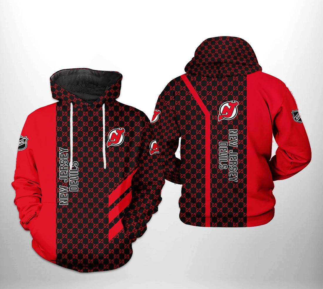 New Jersey Devils NHL 3D All Over Print Hoodie & Zip Hoodie