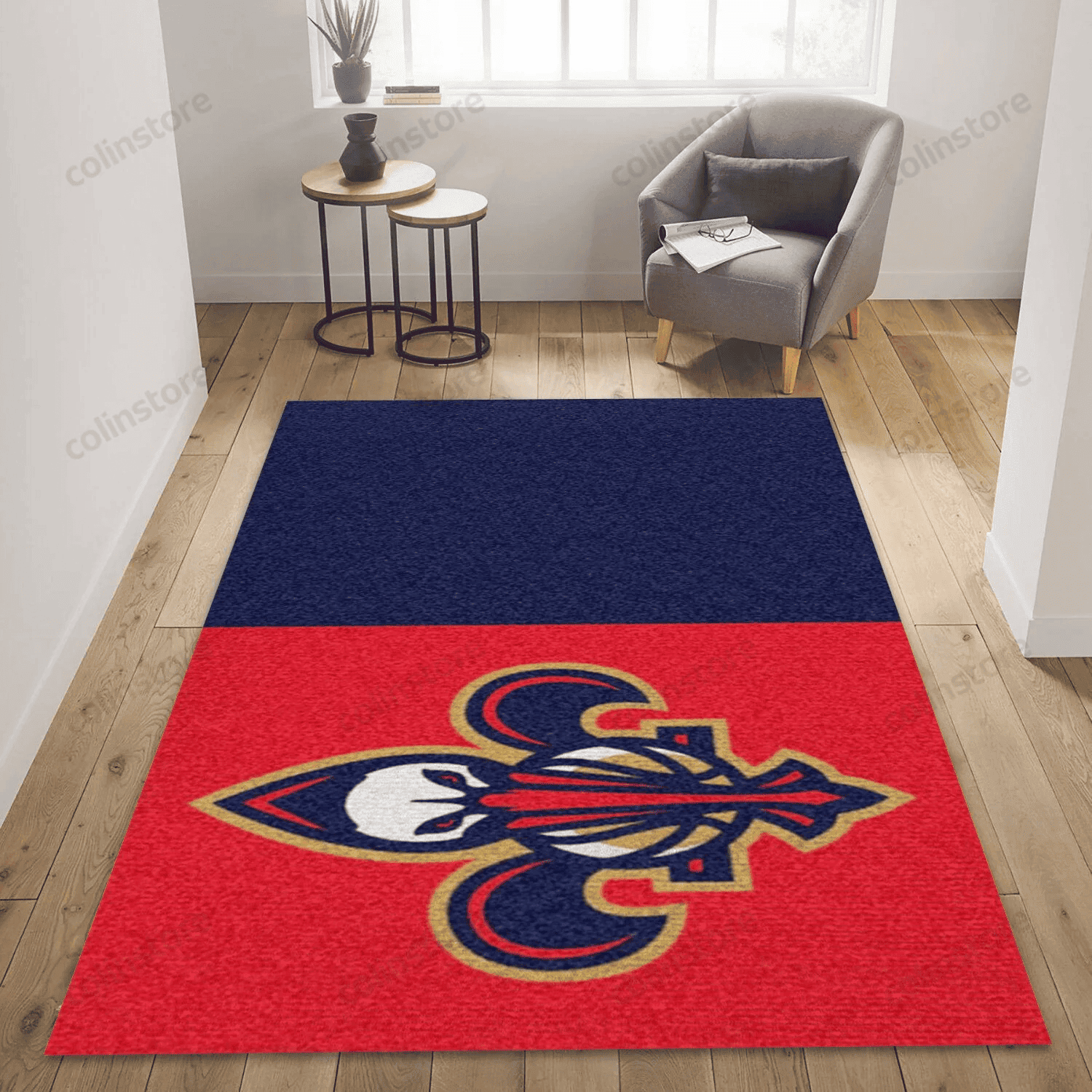 New Orleans Pelicans Gifts 3D Rectangle Area Rug – Full Print Carpet For Living Room & Bedroom Home Decor
