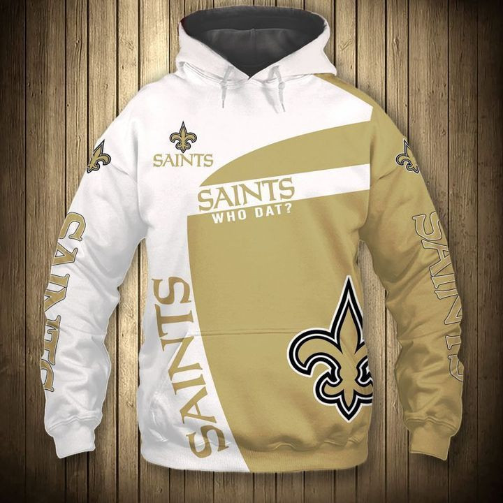 New Orleans Saints 3D All Over Print Hoodie & Zip Hoodie