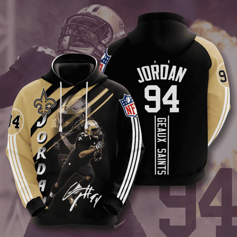 New Orleans Saints 3D All Over Print Hoodie & Zip Hoodie