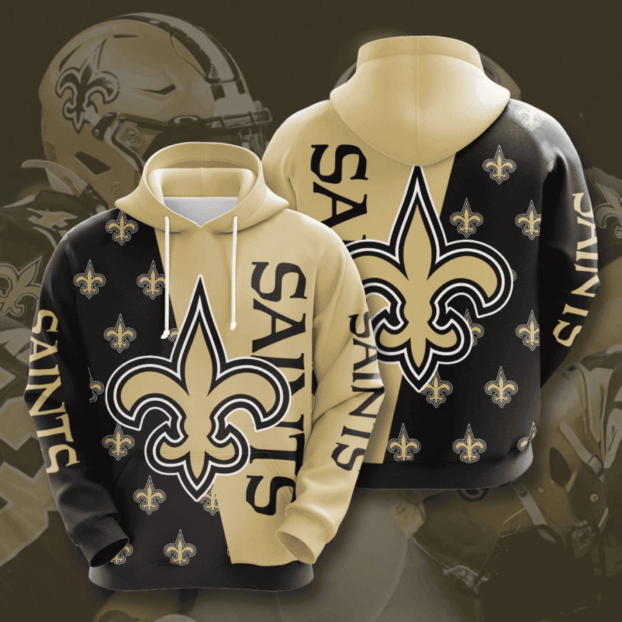 New Orleans Saints 3D All Over Print Hoodie & Zip Hoodie