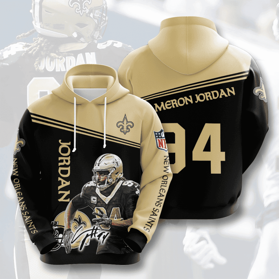 New Orleans Saints 3D All Over Print Hoodie & Zip Hoodie