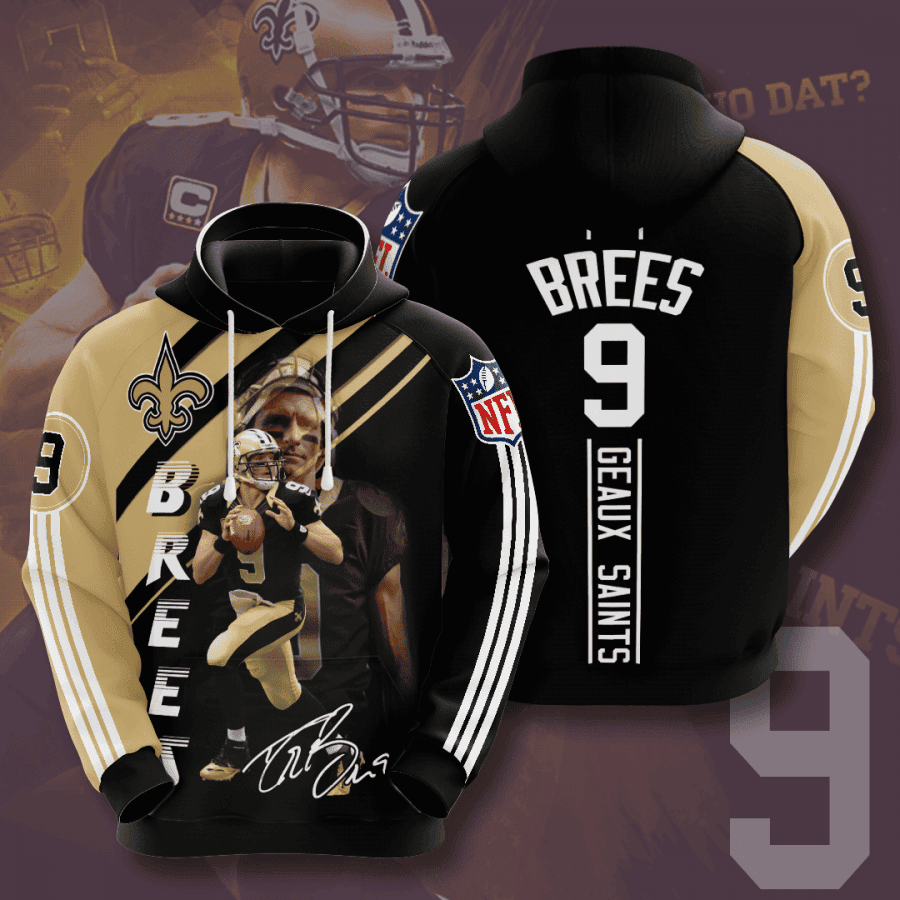 New Orleans Saints 3D All Over Print Hoodie & Zip Hoodie