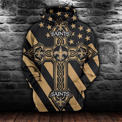 New Orleans Saints 3D All Over Print Hoodie & Zip Hoodie