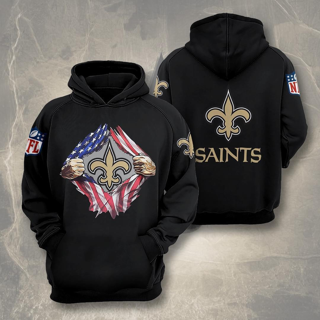 New Orleans Saints 3D All Over Print Hoodie & Zip Hoodie